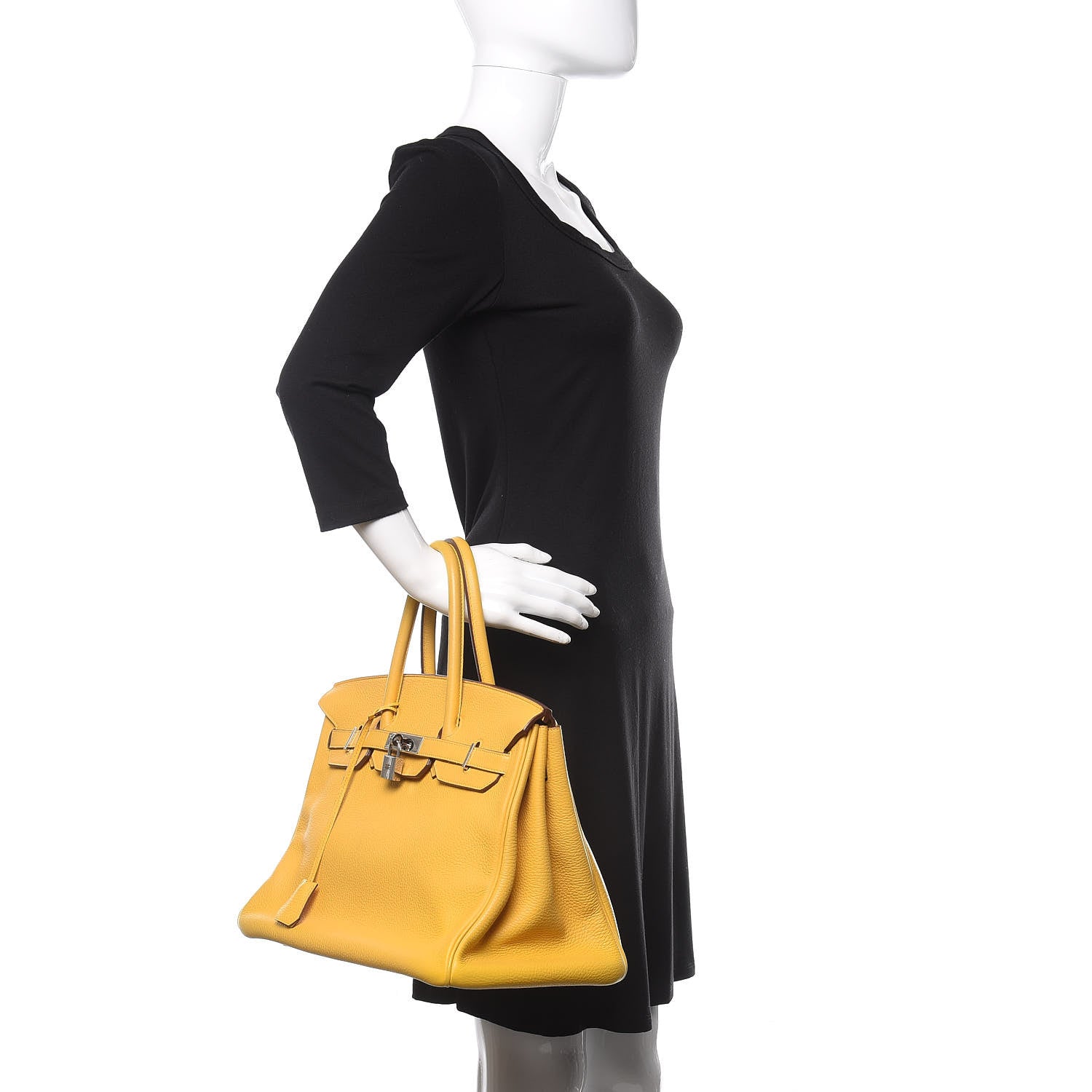 Hermes Taurillon Clemence Birkin 35 Soleil 2 of 24