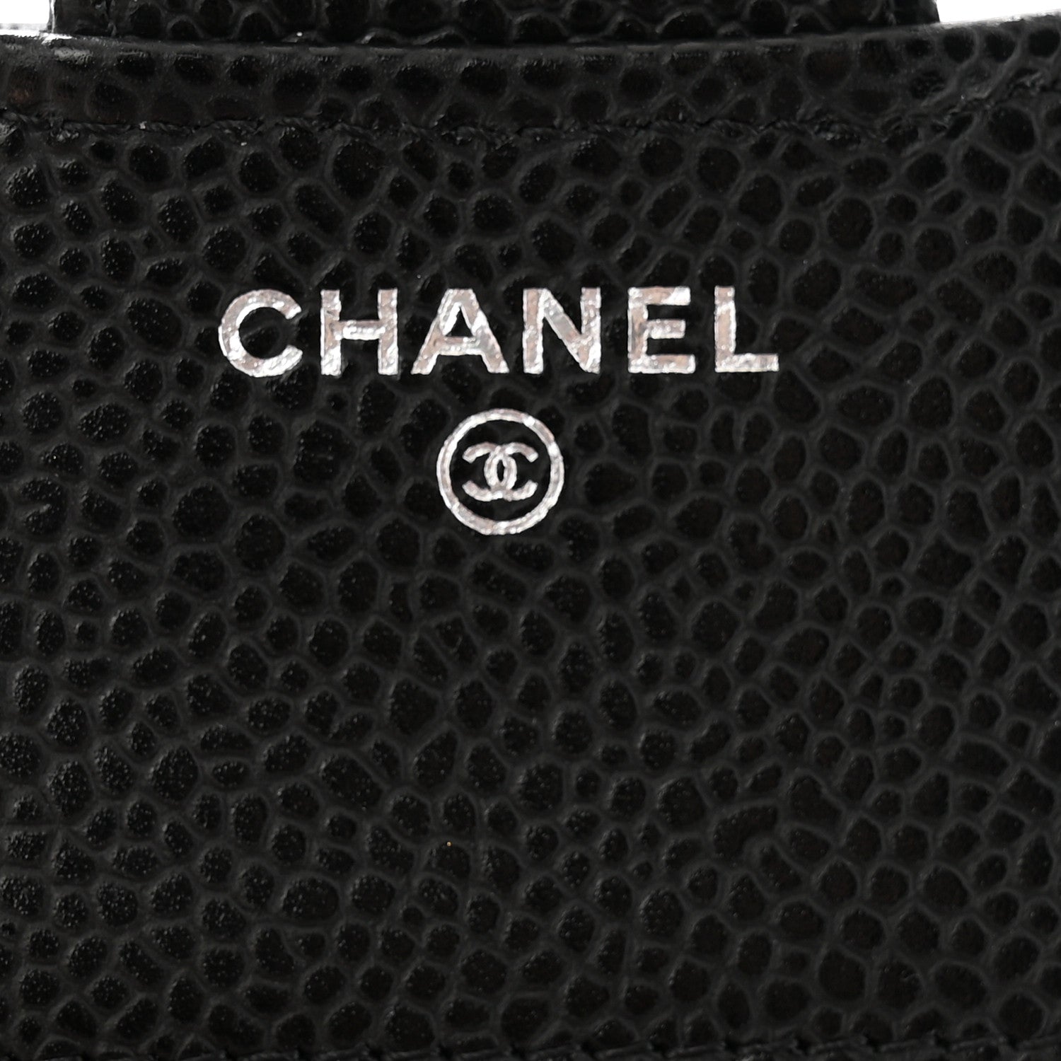 Chanel Caviar Quilted Compact Flap Wallet Black 6 of 8