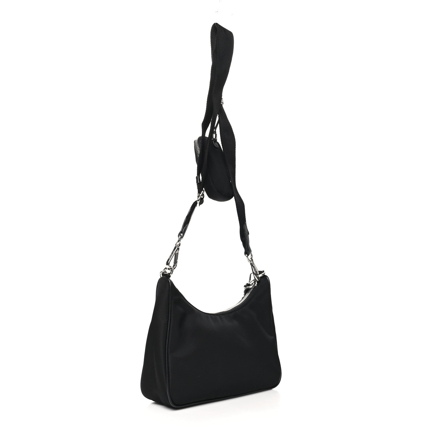 Prada Nylon Re-Edition 2005 Shoulder Bag Black 3 of 9