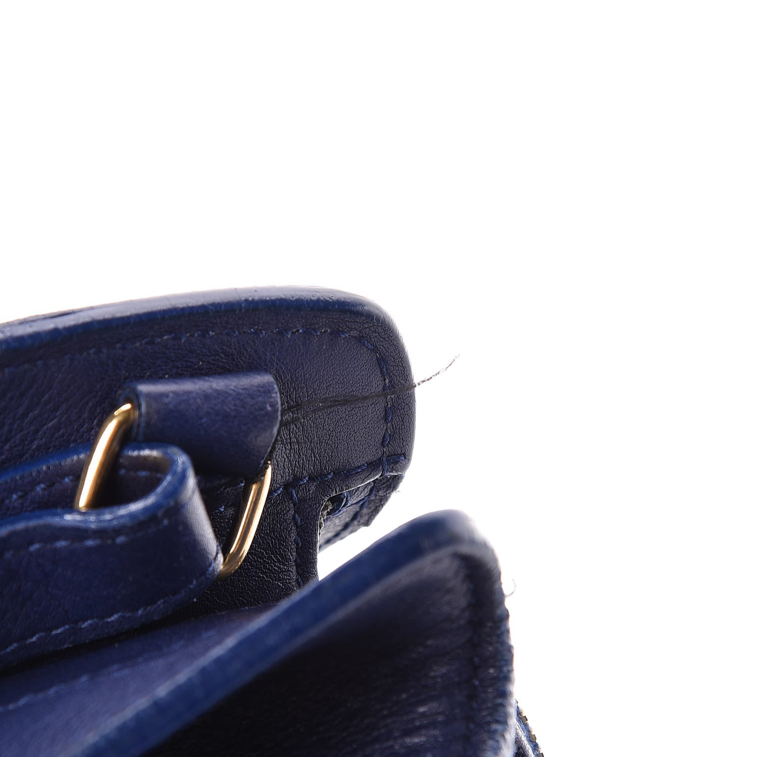 Saint Laurent Calfskin Small Classic Y Cabas Royal Blue 14 of 31