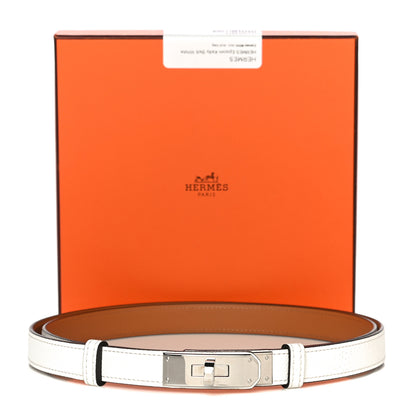 Hermes Epsom Kelly Belt White 8 of 8