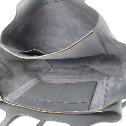 Celine Baby Grained Calfskin Medium Tri-Fold Bag Grey 6 of 9