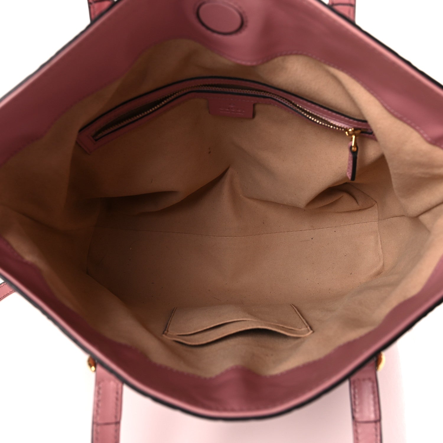 Gucci Guccissima Signature Linea A Foldover Tote Rose Baby Candy 5 of 9