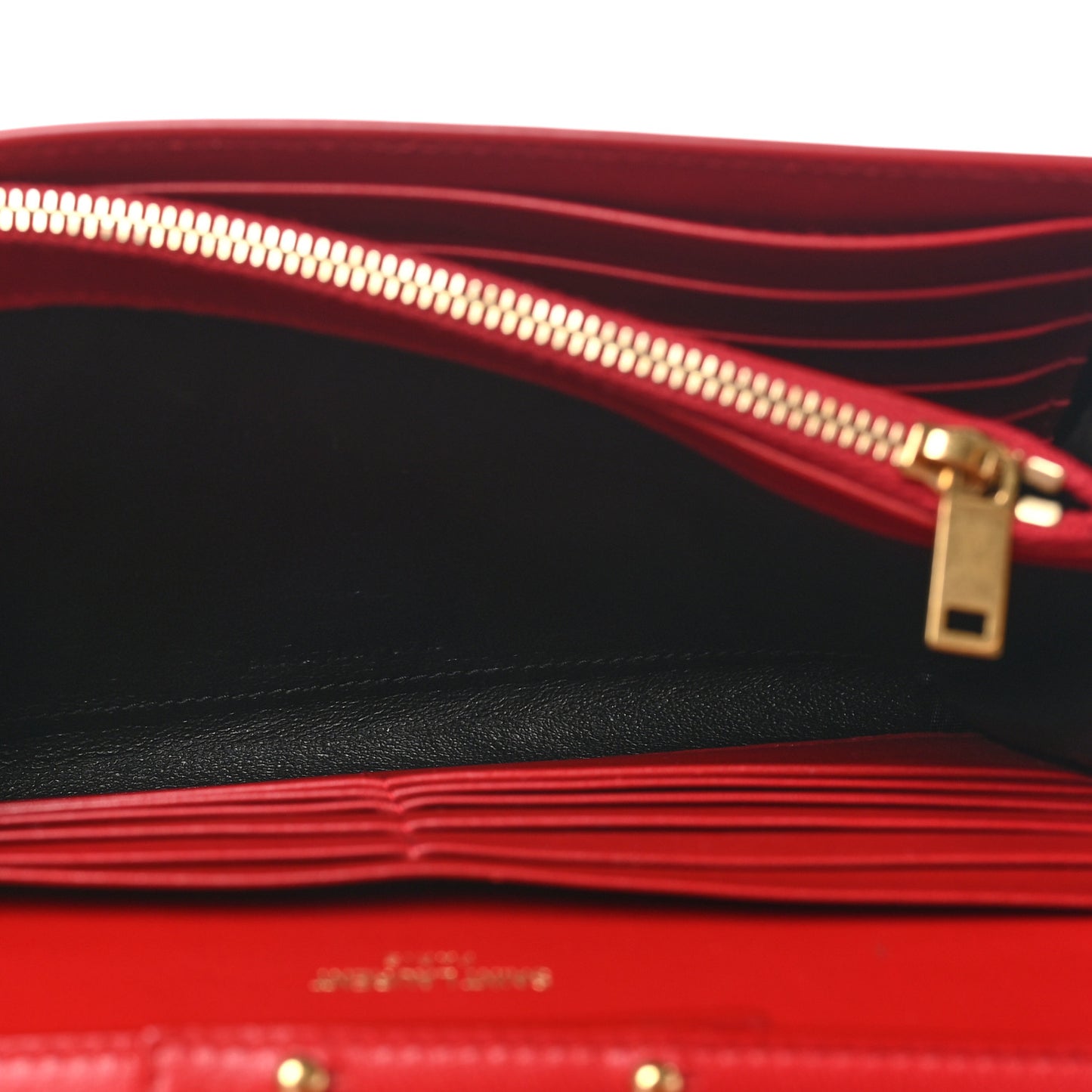 Patent Calfskin Monogram Kate Wallet On Chain Rouge Eros