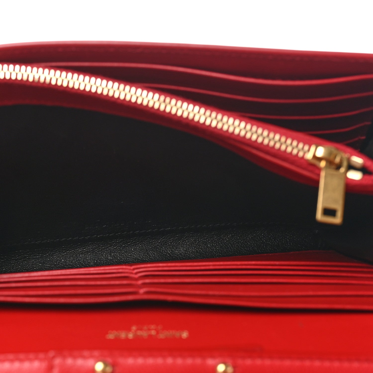 Saint Laurent Patent Calfskin Monogram Kate Wallet On Chain Rouge Eros 5 of 11