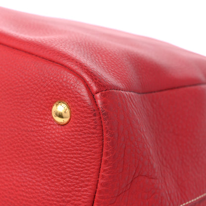 Prada Vitello Phenix Hobo Rosso 9 of 15