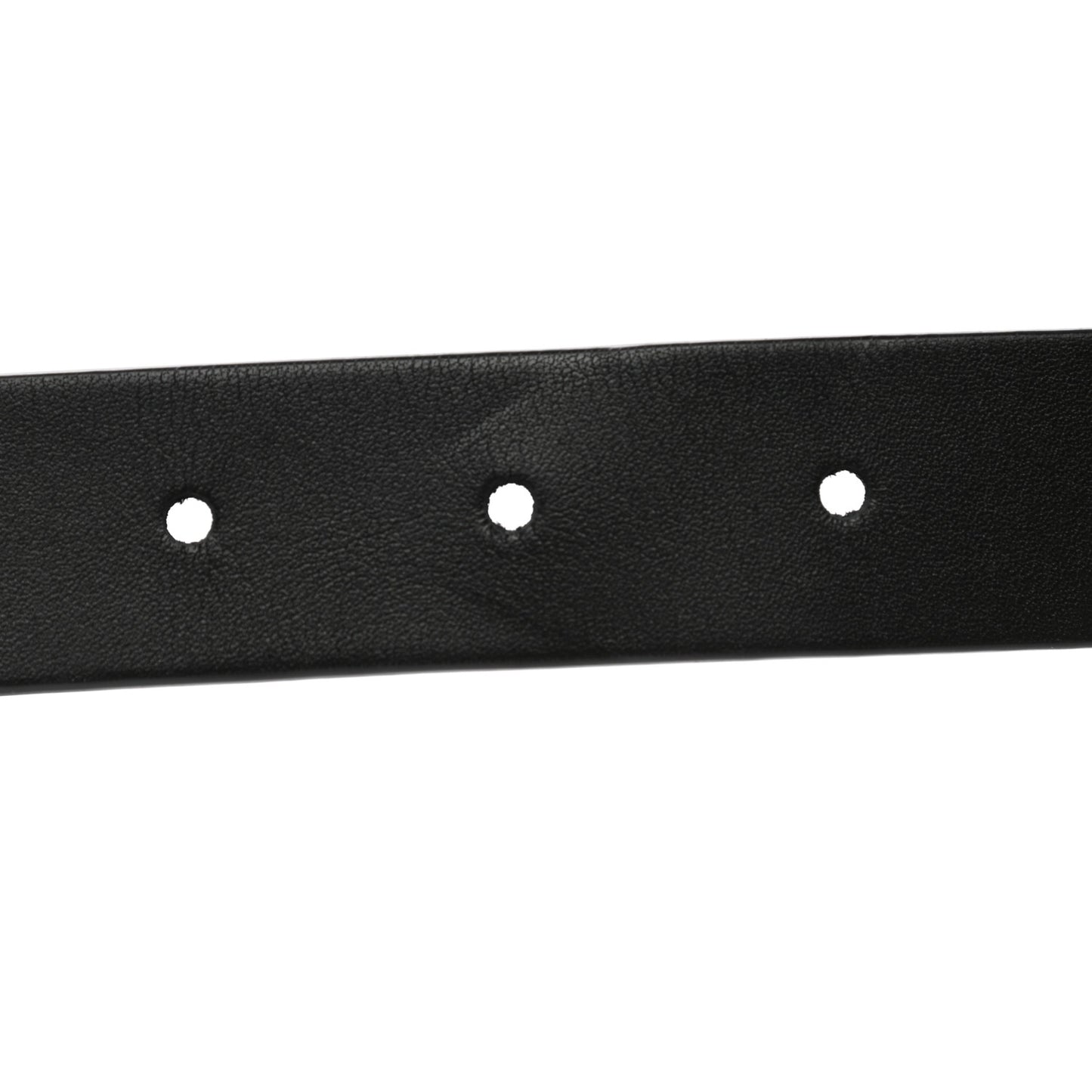 Calfskin Triangle Belt 75 30 Black