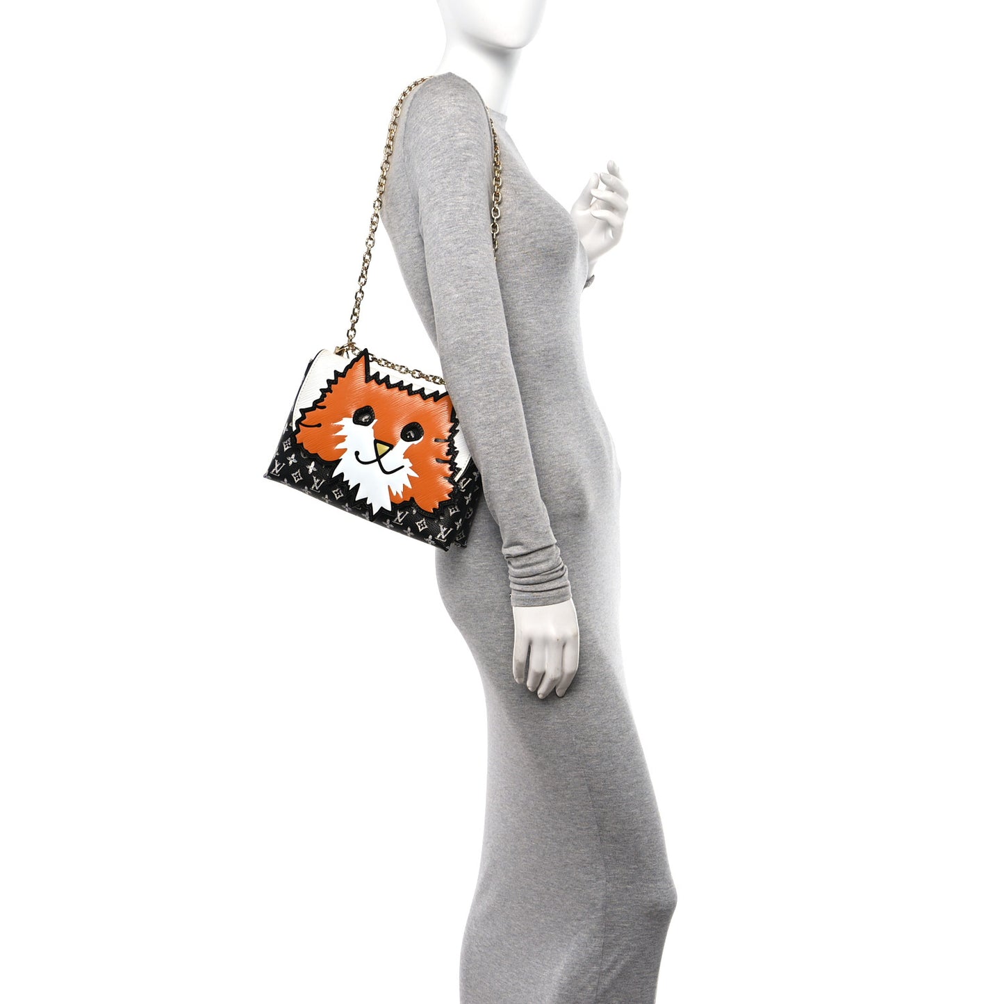 Epi Catogram Cat Bag Orange Black