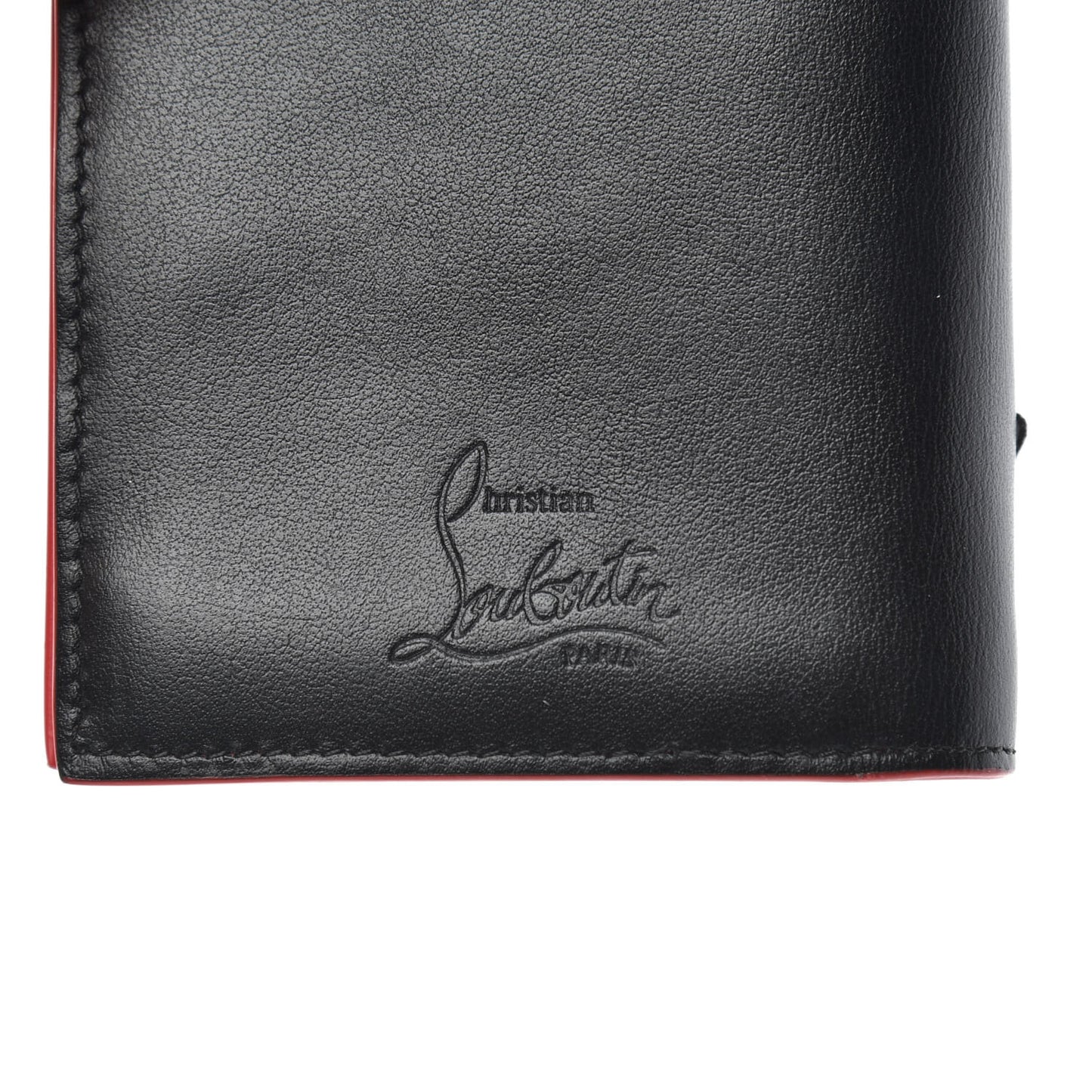 Calfskin Ecusson Panettone Bi-Fold Wallet Black