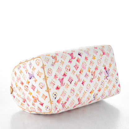 Louis Vuitton Watercolor Aquarelle Speedy 35 White 4 of 9