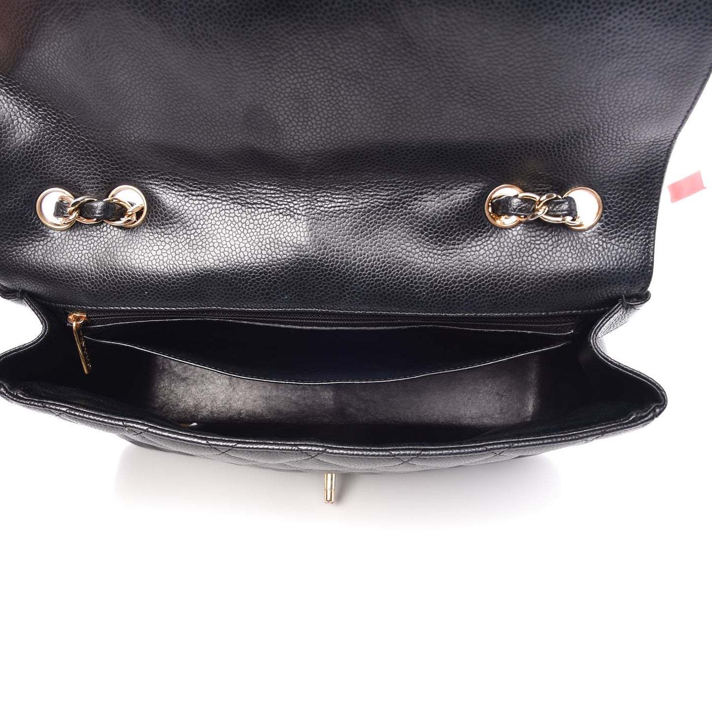 Caviar Quilted Jumbo Single Flap Black