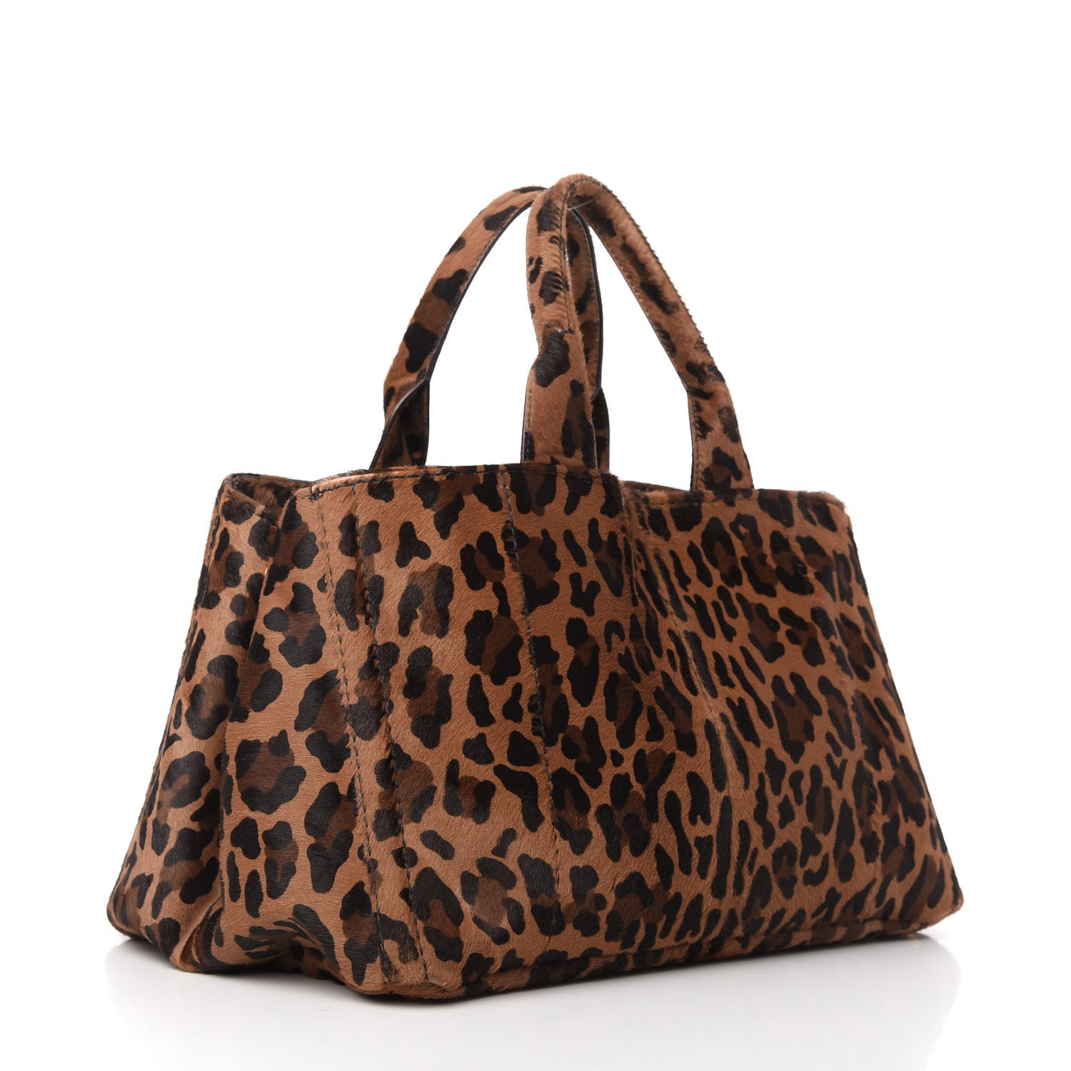 Prada Calf Hair Leopard Print Satchel 3 of 10