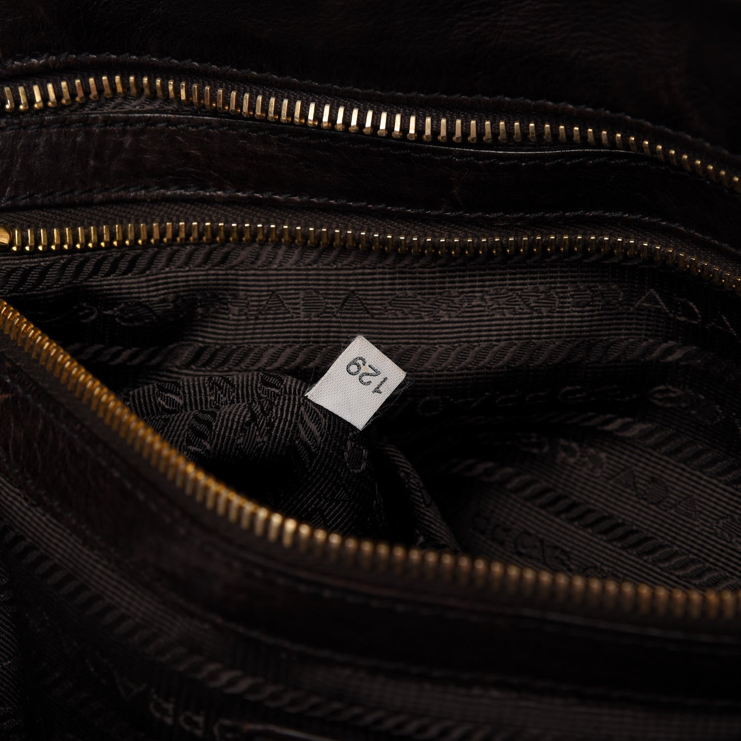 Prada Glace Calf Large Dome Satchel Moro 9 of 14