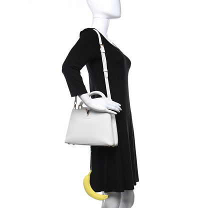 Louis Vuitton X UF Taurillon Artycapucines BB White 2 of 14