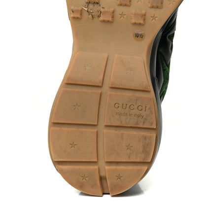 Gucci Demetra Monogram Multicolor Stars Inlay Mens Rhyton Sneakers 10.5 Black Green Blue Deep Orange 9 of 22