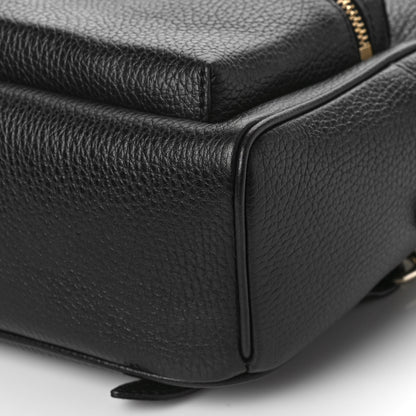 Gucci Pebbled Calfskin Soho Chain Backpack Black 9 of 9