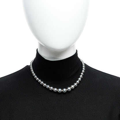 Tiffany Sterling Silver HardWear Graduated Ball Necklace 2 of 6