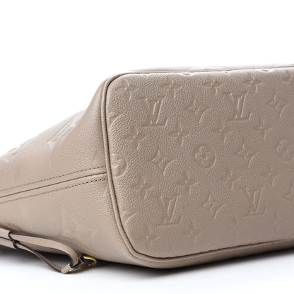 Louis Vuitton Empreinte Monogram Giant Neverfull MM Tourterelle 6 of 9