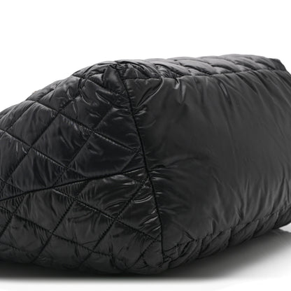 Chanel Nylon Quilted Small Coco Cocoon Tote Black 9 of 10