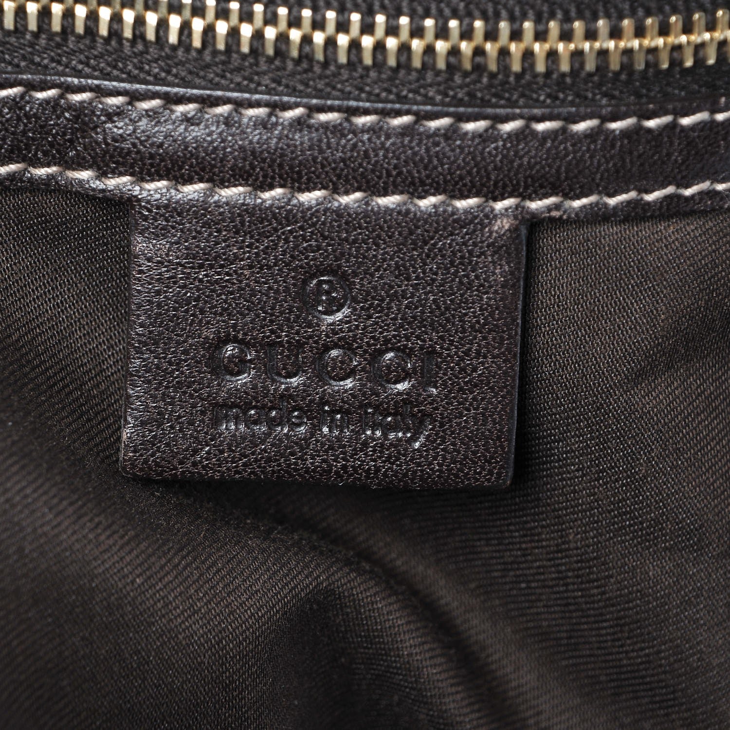 Gucci Monogram Small Pelham Shoulder Bag Dark Brown 6 of 7