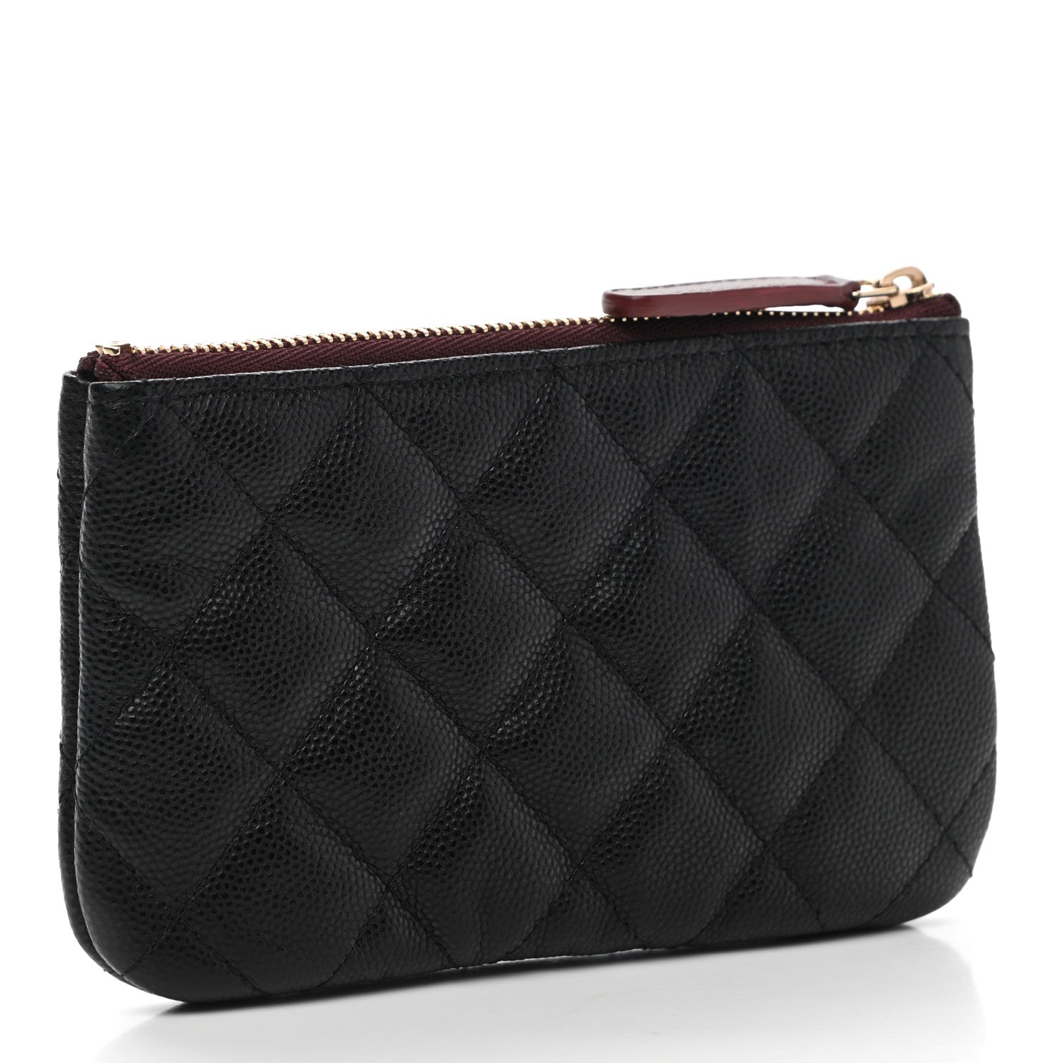 Chanel Caviar Quilted Small Cosmetic Case Black 3 of 8