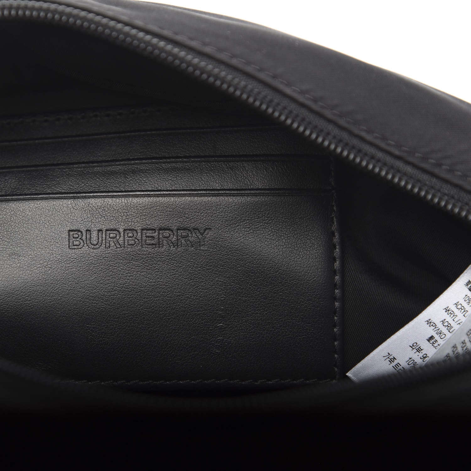 Burberry Nylon Logo Detail Crossbody Bag Black 6 of 10