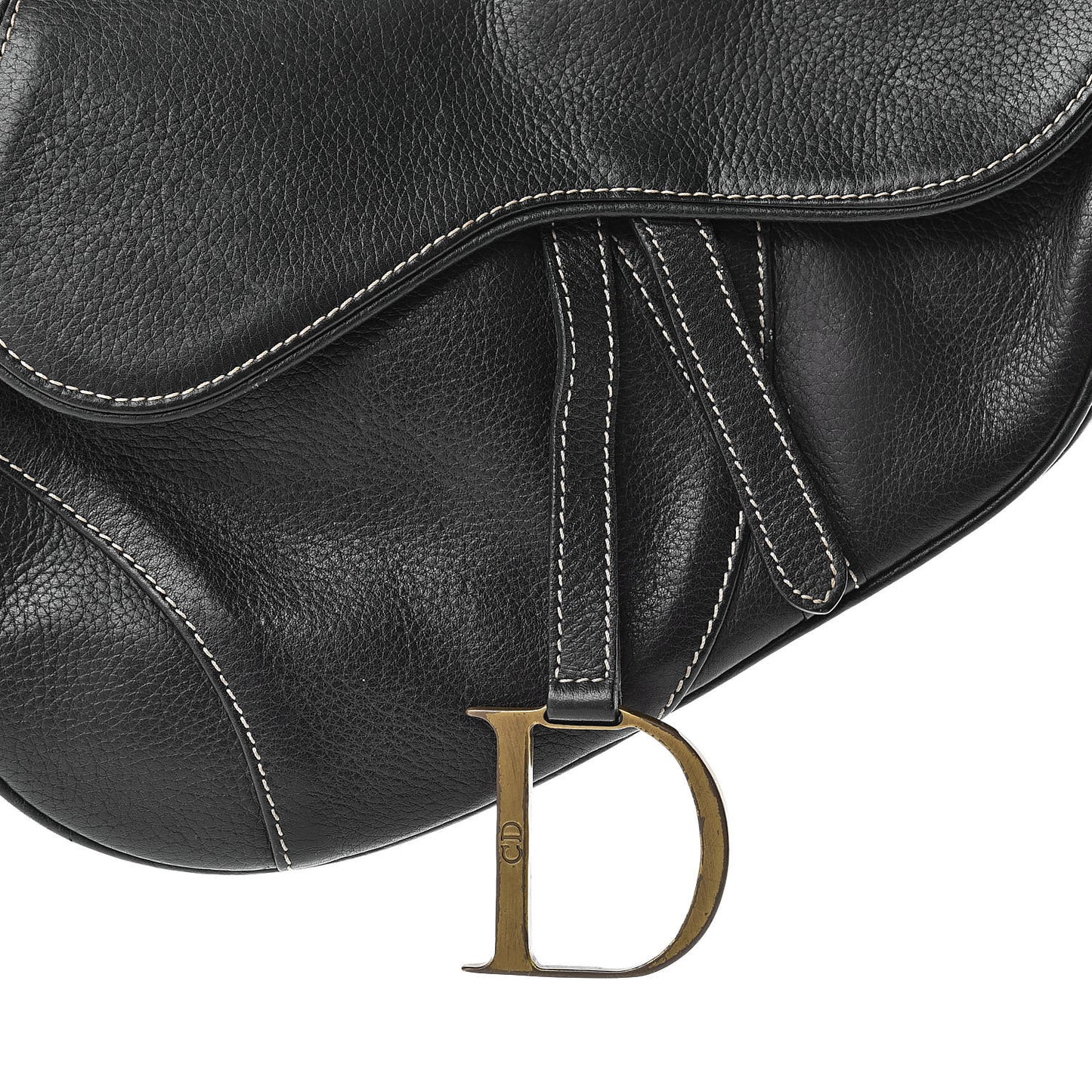 Calfskin Saddle Bag Black