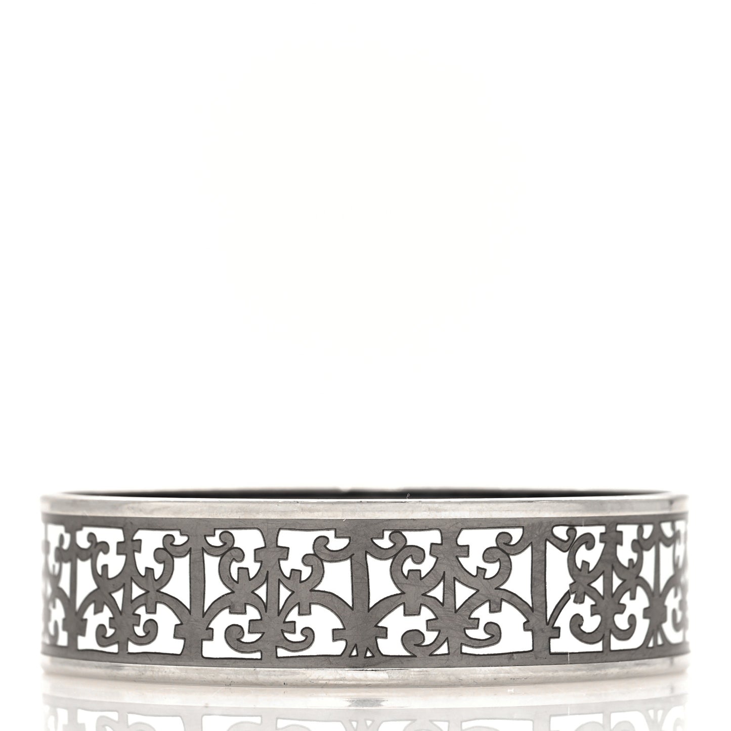 Enamel Printed Wide Balcons du Guadalquivir Bracelet 65 Silver