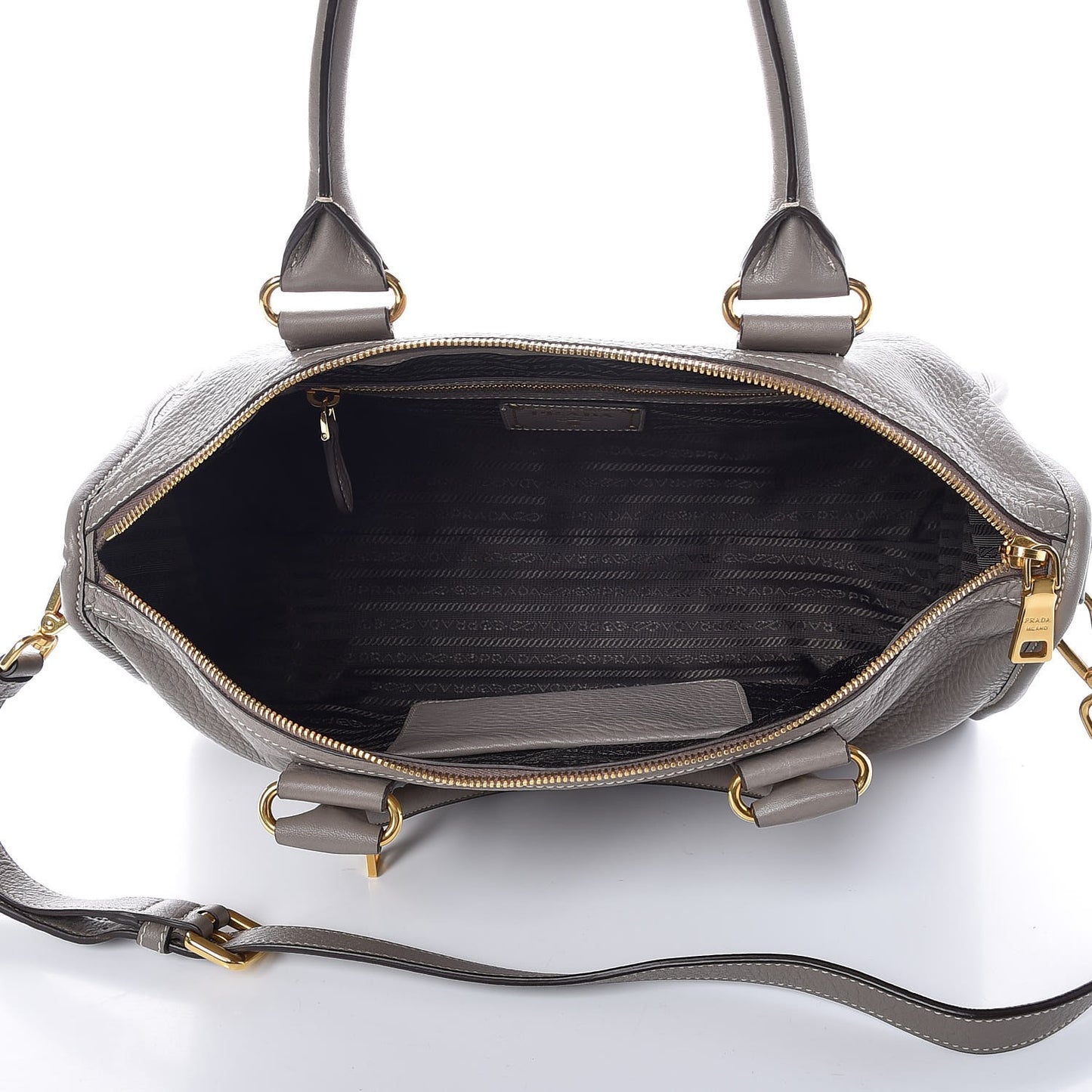 Vitello Daino Shopping Satchel Argilla