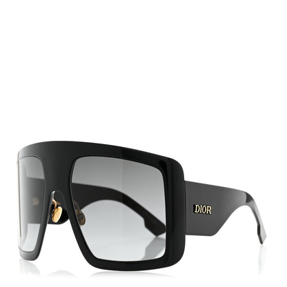Christian Dior Acetate DiorSo Light 1 Shield Sunglasses Black 1 of 9
