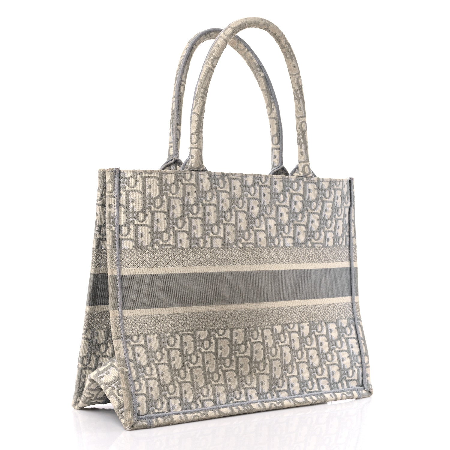 Christian Dior Oblique Medium Book Tote Grey 3 of 16