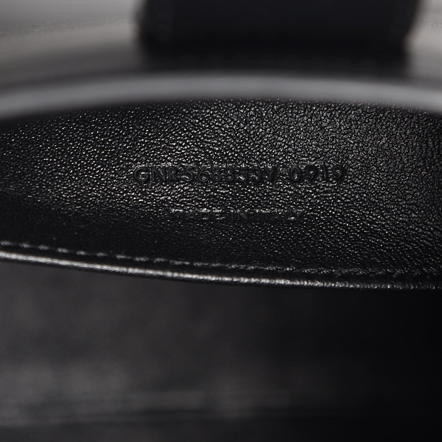 Calfskin Monogram Baby Cabas Black