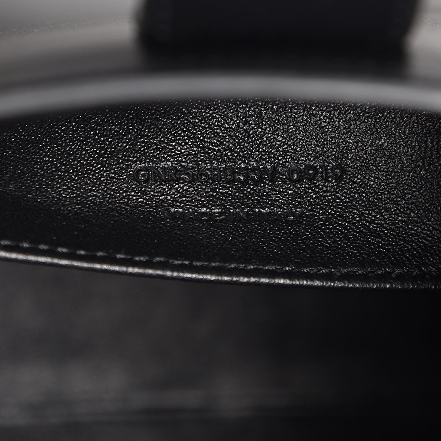 Saint Laurent Calfskin Monogram Baby Cabas Black 7 of 10