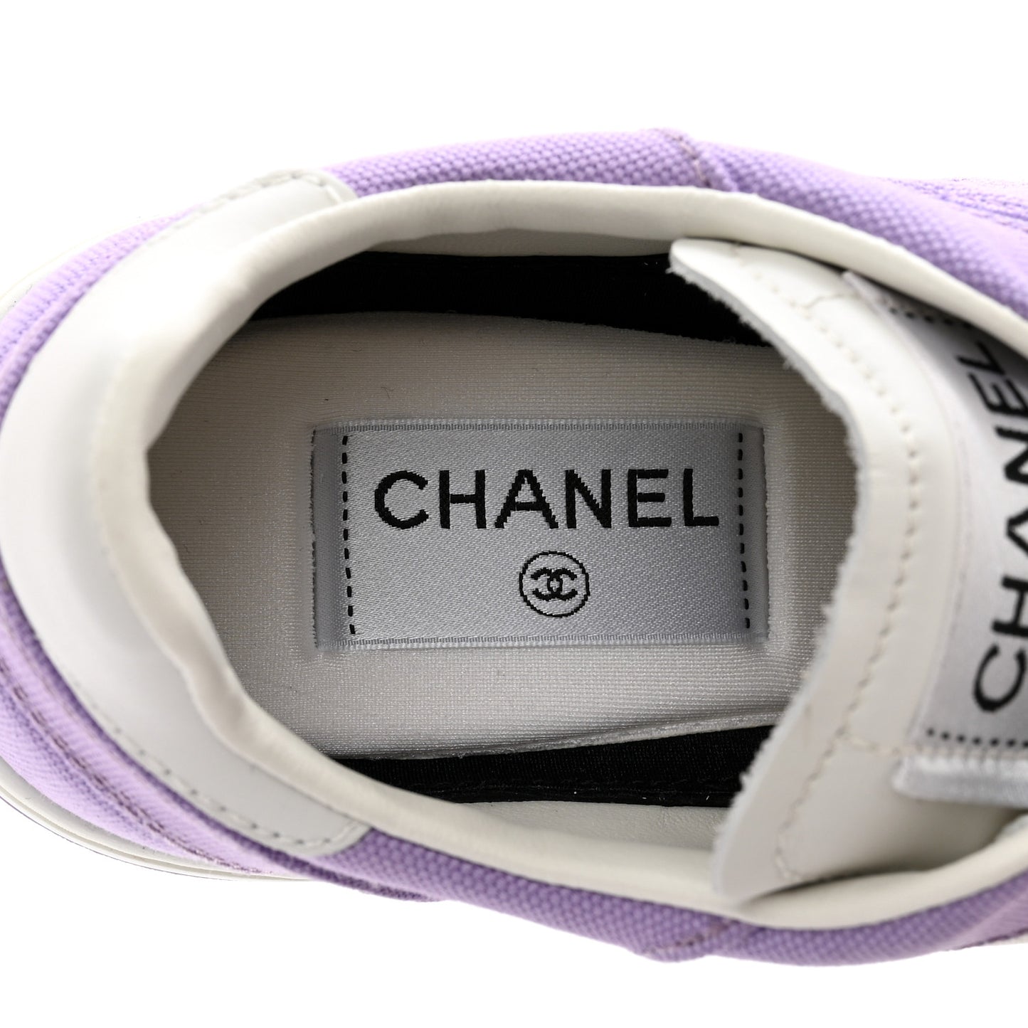 Cotton Sneakers 38.5 Purple White