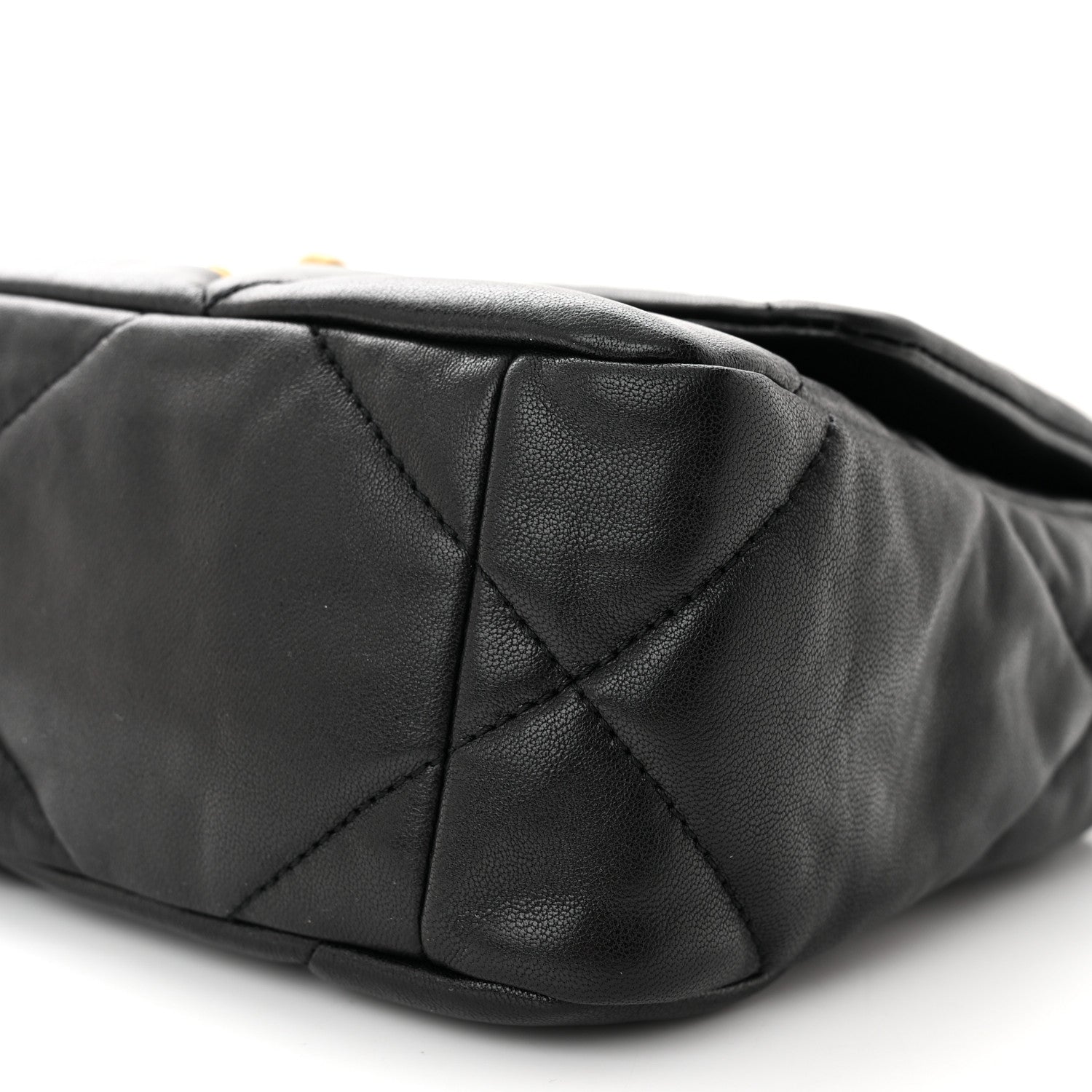 Chanel Lambskin Quilted Medium Chanel 19 Flap Black 10 of 11