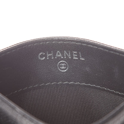 Chanel Metallic Caviar Quilted Card Holder Black 6 of 11