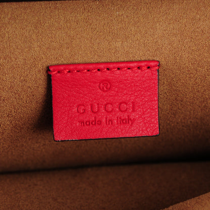 Gucci GG Supreme Monogram Arabesque Medium Dionysus Shoulder Bag Hibiscus Red 6 of 8