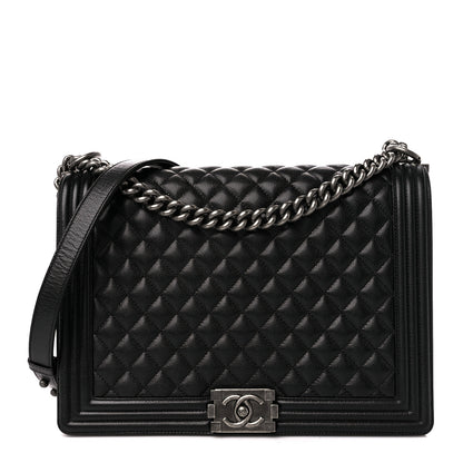 Chanel Caviar Quilted Large Boy Flap Black 1 of 11