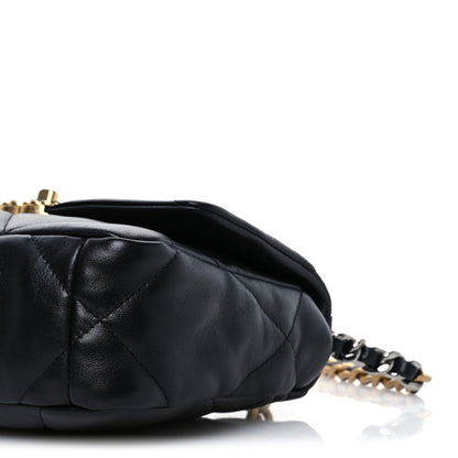 Chanel Lambskin Quilted Medium Chanel 19 Flap Black 10 of 11