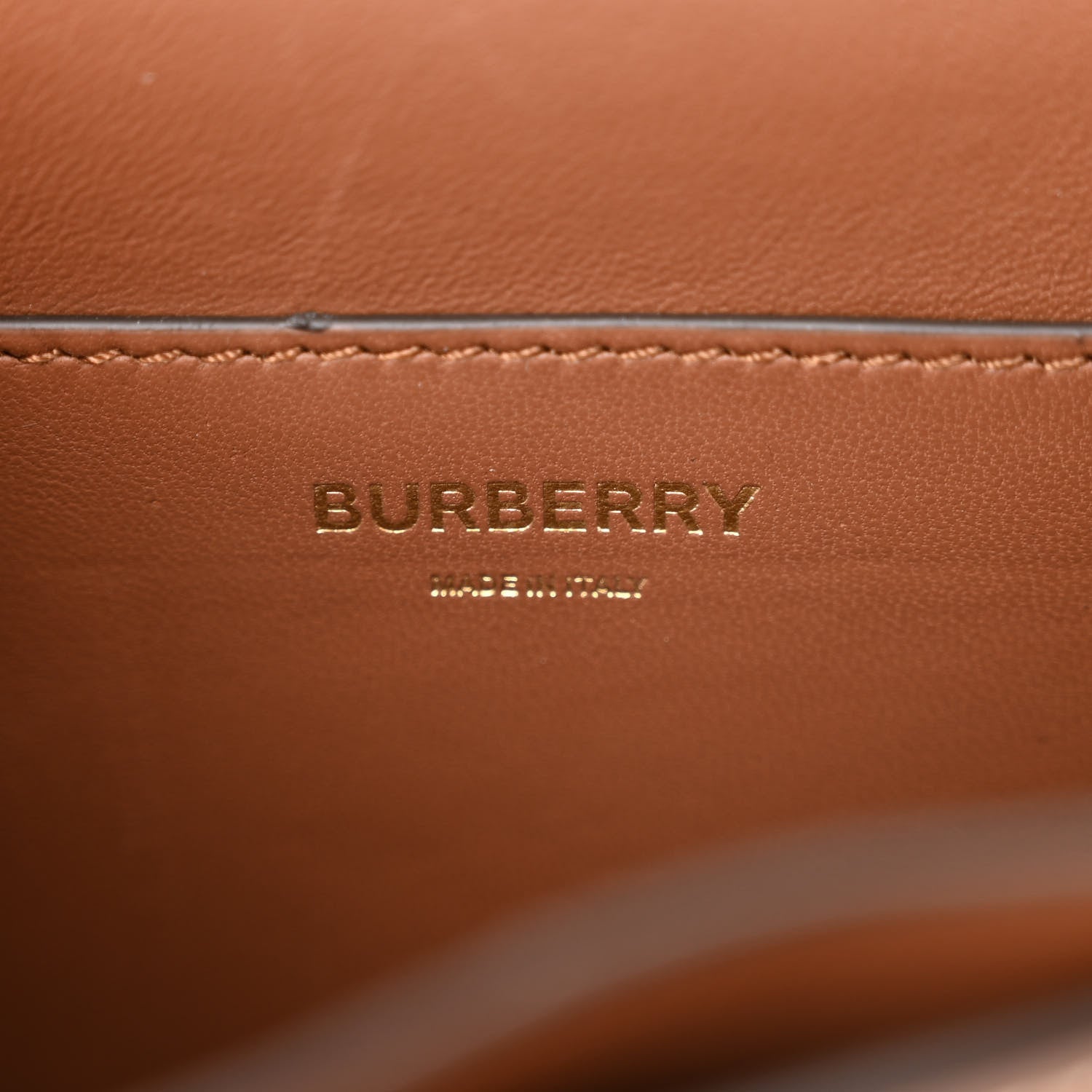 Burberry Canvas Calfskin Small TB Bag Natural 6 of 14