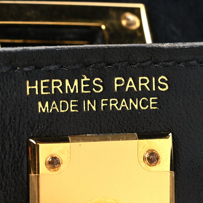 Hermes Box Mini Kelly Sellier 20 Black 5 of 10