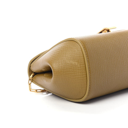 Bottega Veneta Textured Calfskin The Mini Angle Shoulder Bag Moutarde 7 of 9