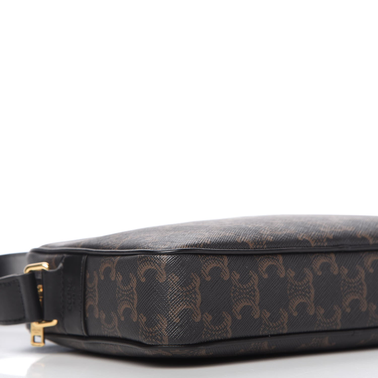 Celine Triomphe Canvas Medium Messenger Bag Black 6 of 9