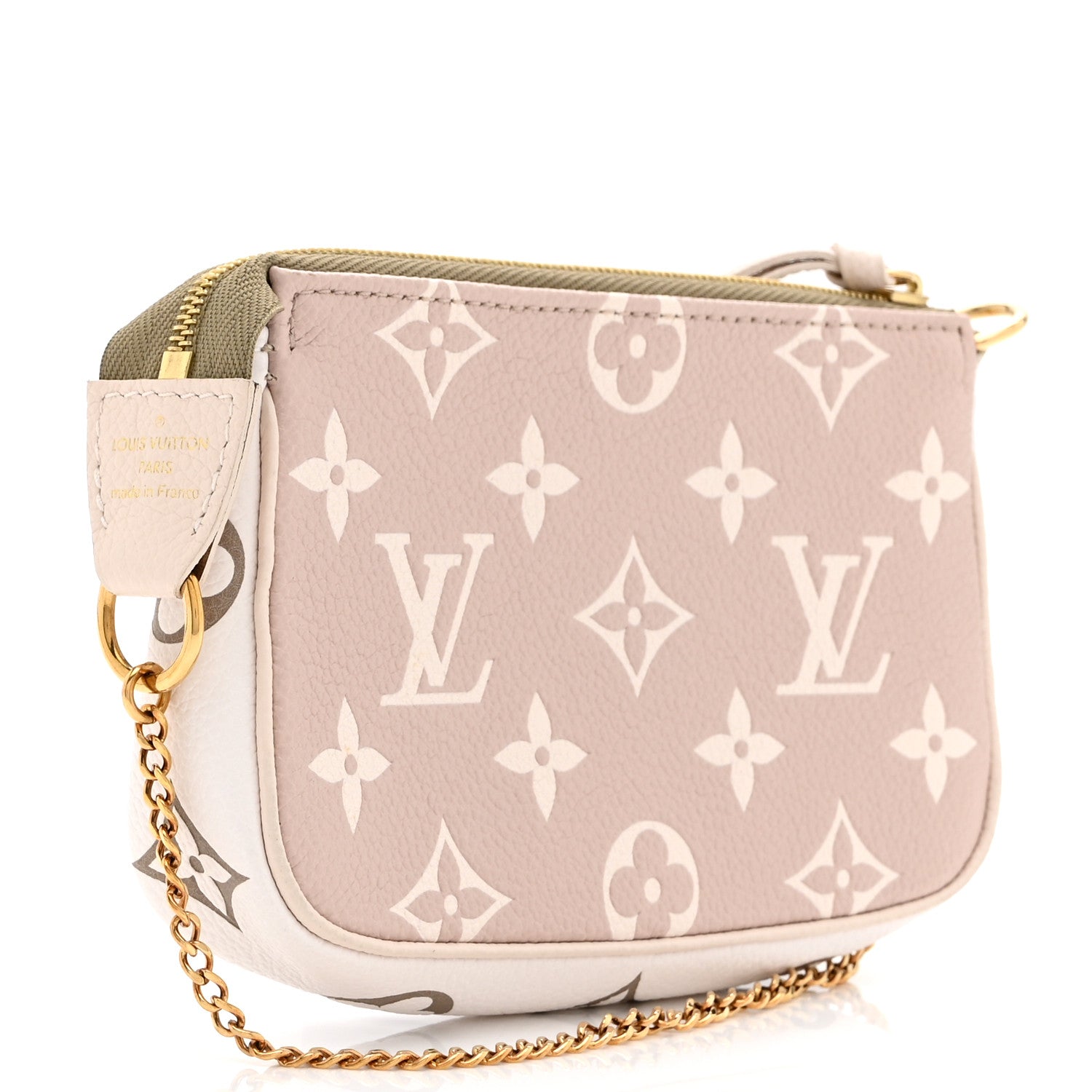 Louis Vuitton Empreinte Spring in the City Mini Pochette Accessories Kaki Beige Cream 3 of 8