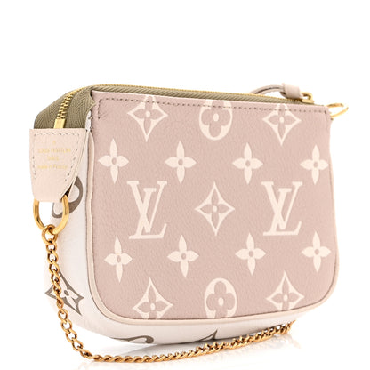 Louis Vuitton Empreinte Spring in the City Mini Pochette Accessories Kaki Beige Cream 3 of 8