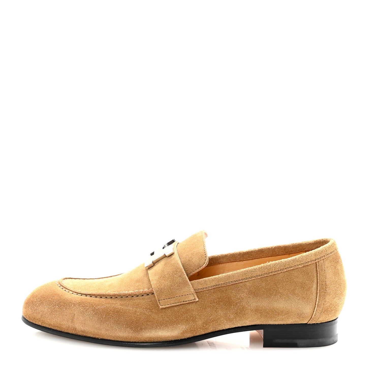 Suede Goatskin Paris Loafers 39 Marron Havane