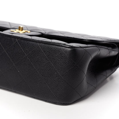 Chanel Caviar Quilted Jumbo Double Flap Black 9 of 9