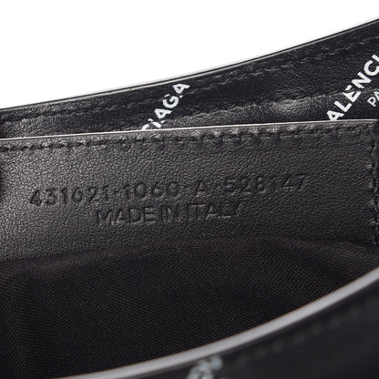 Balenciaga Veau Allover Logo Classic Hardware S City Black White 8 of 11