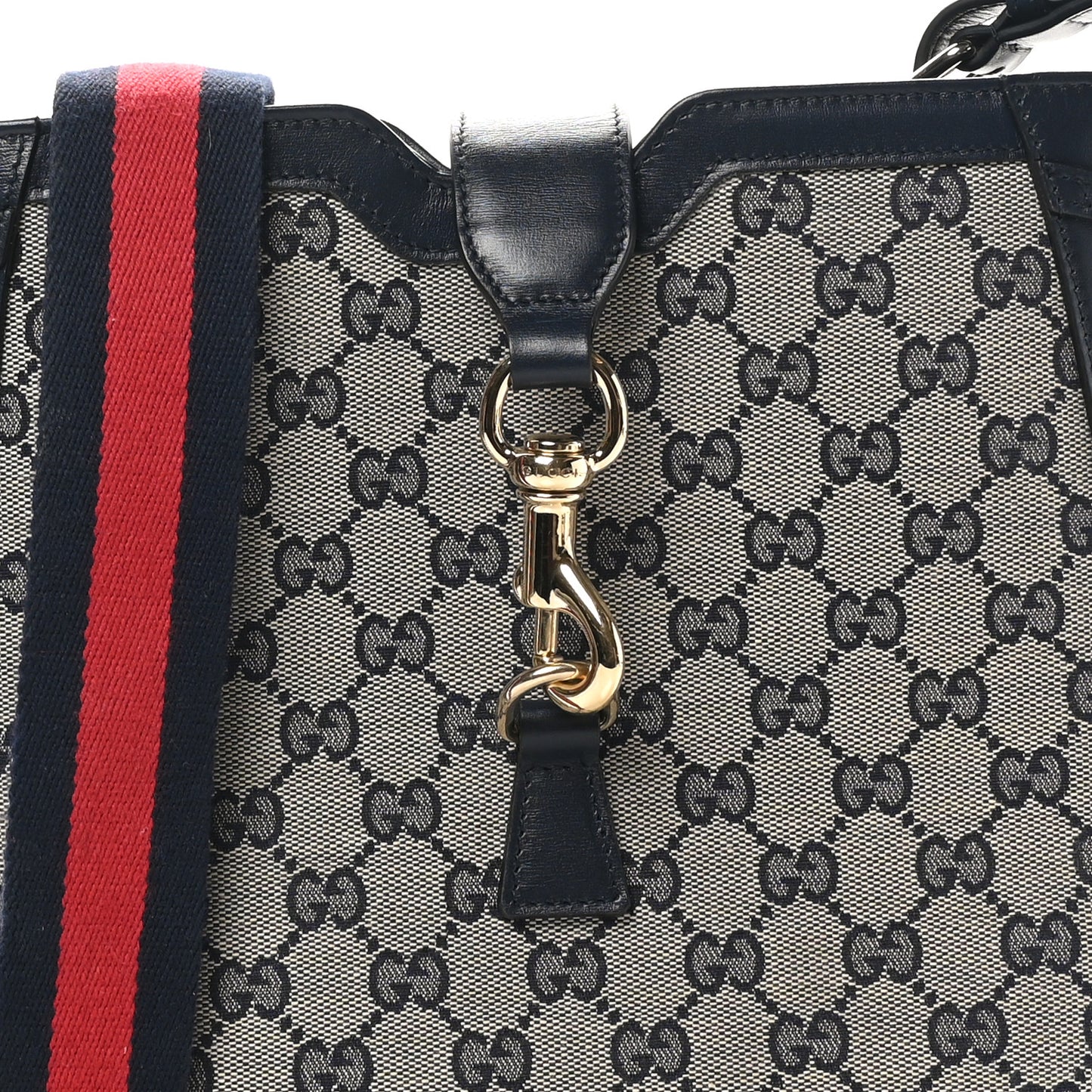 Monogram Messenger Bag Navy