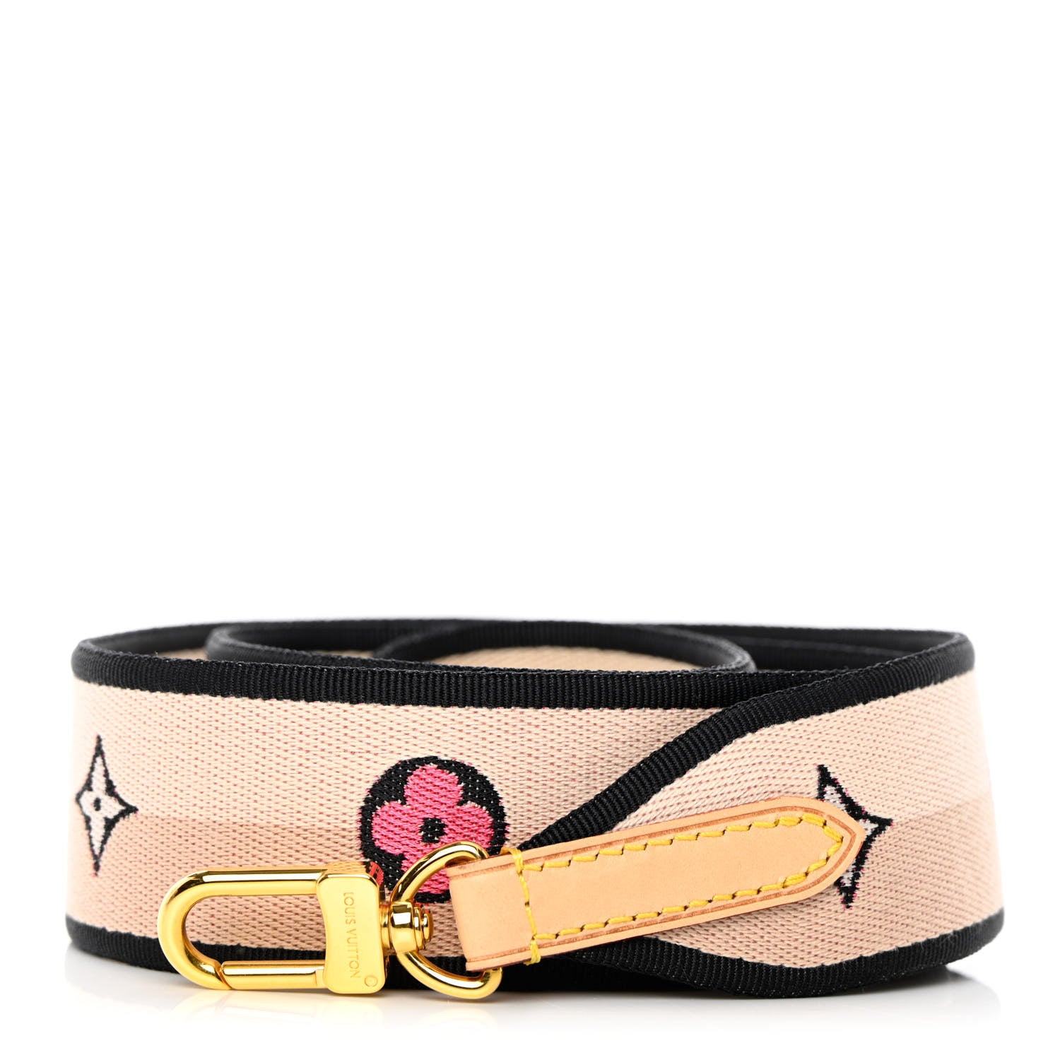 Louis Vuitton Jacquard Speedy Bandouliere 20 Shoulder Strap Black 1 of 4